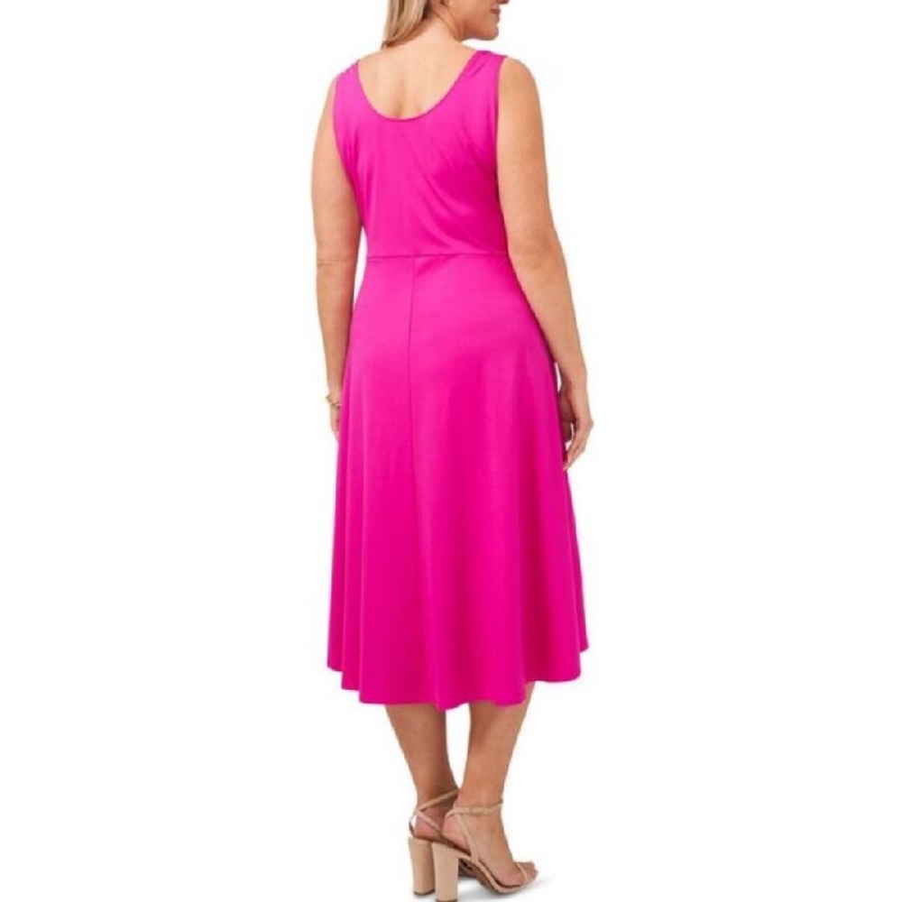 NWT MSK | $79 Scoop Neck Stretch Midi Dress - Picture 3 of 4